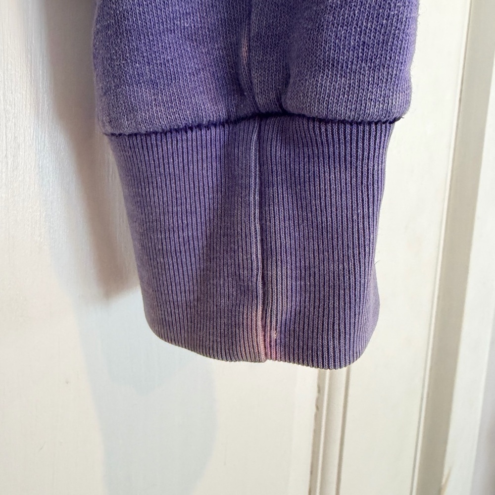 Y2K PINK Victoria's Secret Purple Zip-Up Hoodie with Embroidered 'P' - Picture 2 of 6